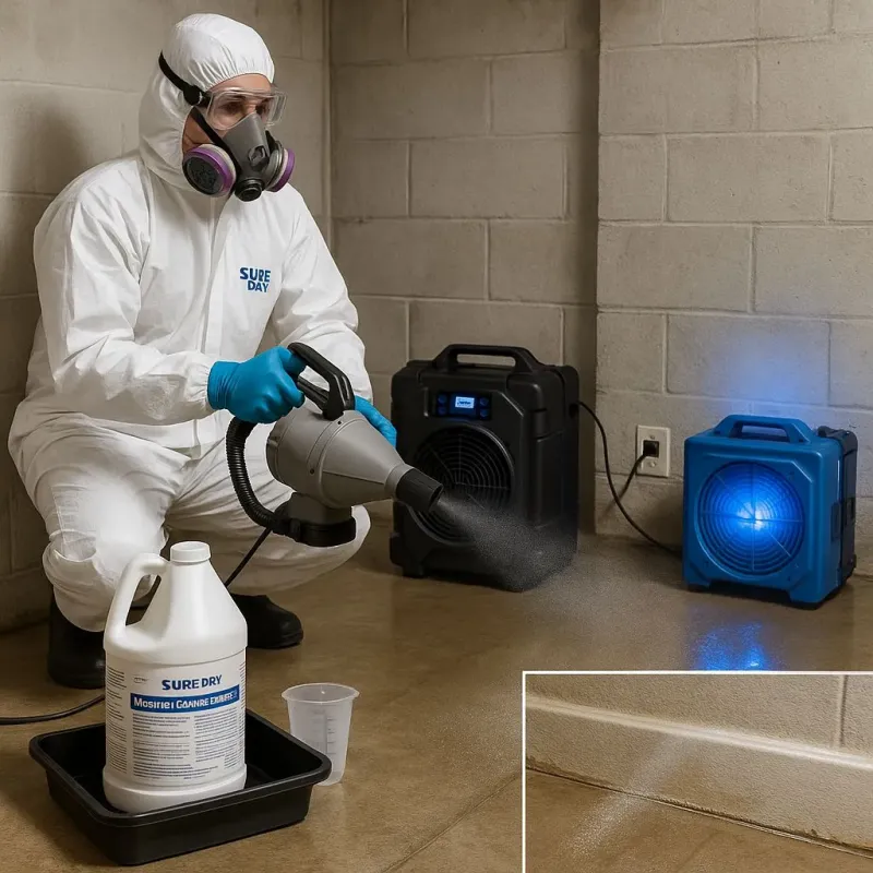 Sanitization and Odor Removal process in Milesburg, PA